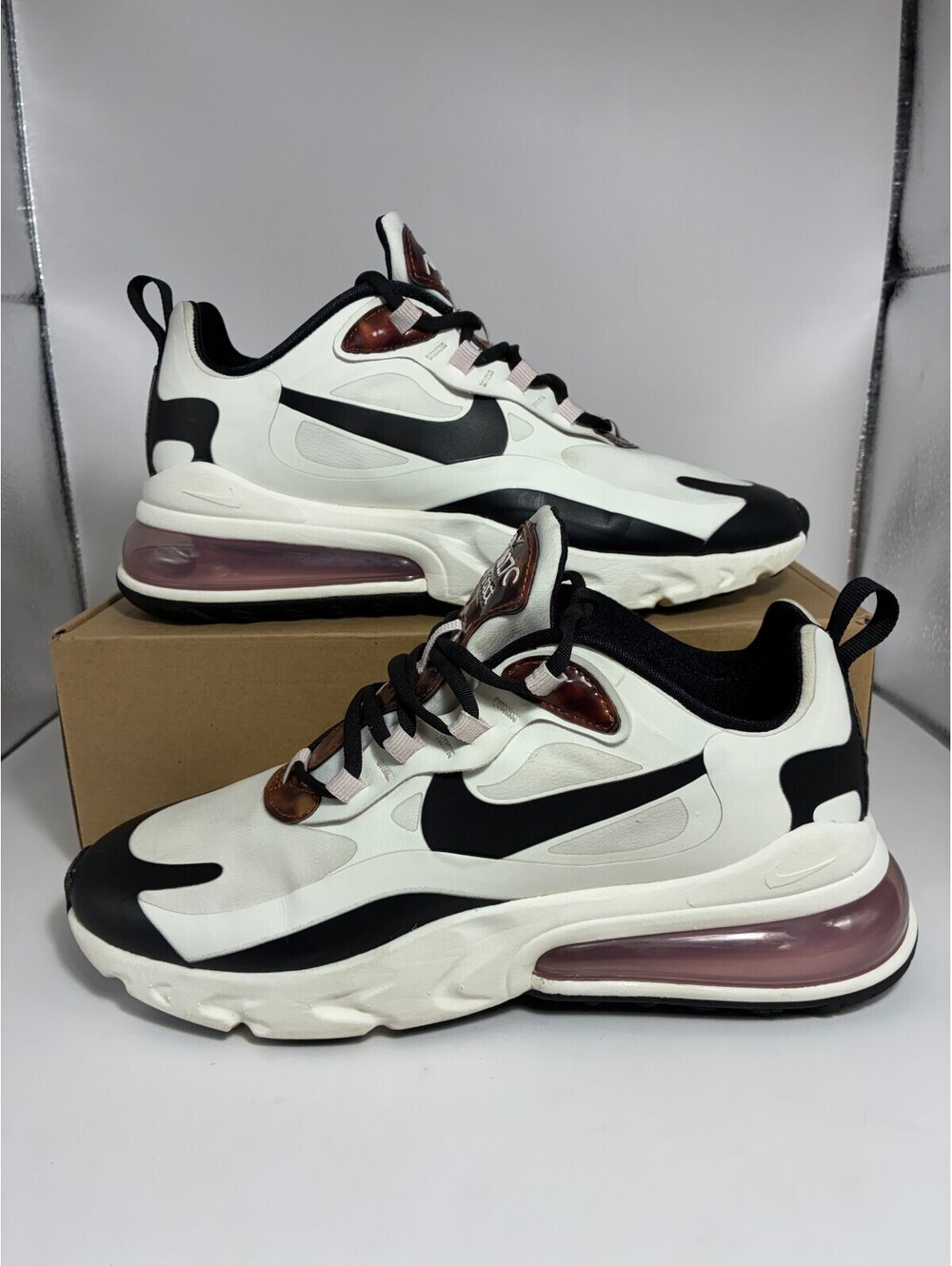 Size 7m/8.5w - Nike Air Max 270 React Tortoise Shell